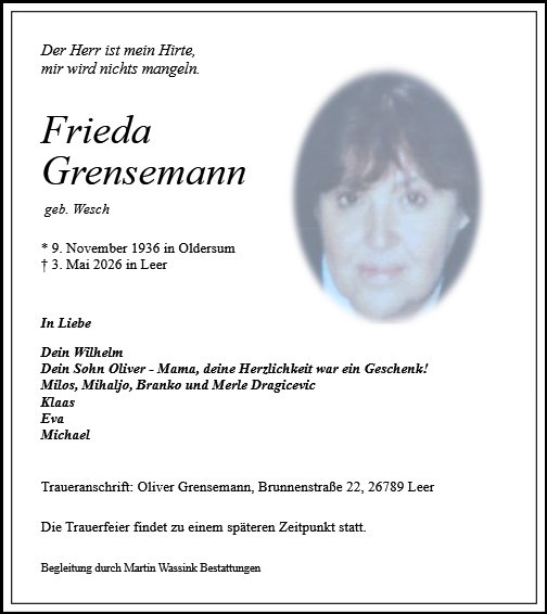 Frieda Grensemann