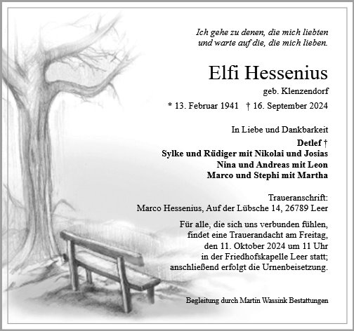 Elfriede Hessenius