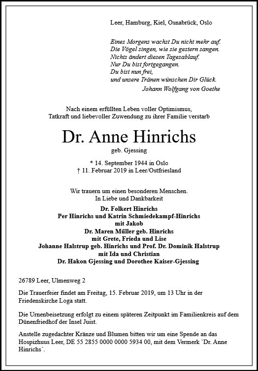 Anne Hinrichs