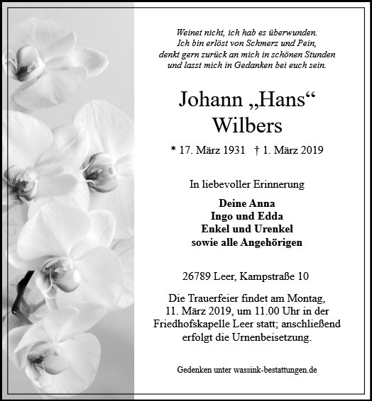 Johann Wilbers