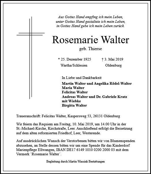 Rosemarie Walter