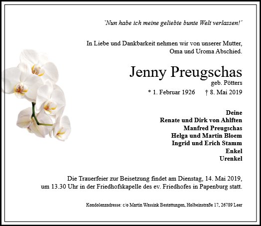Jenny Preugschas