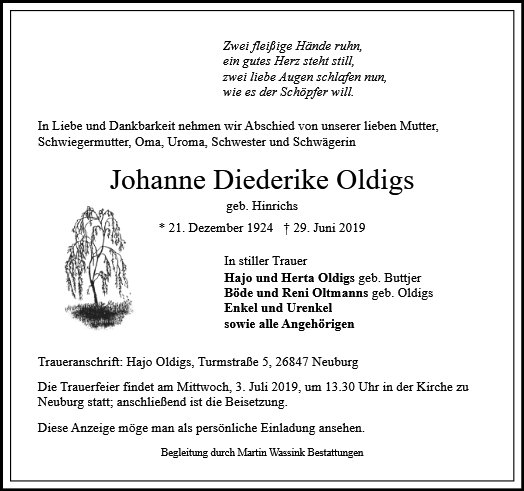 Johanne Oldigs