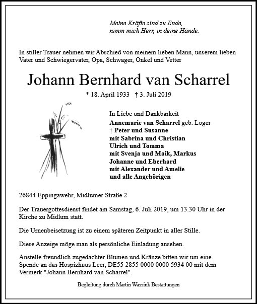 Johann van Scharrel