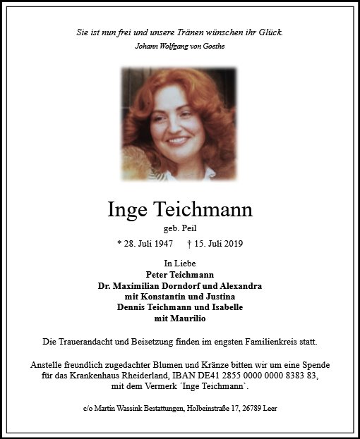 Inge Teichmann
