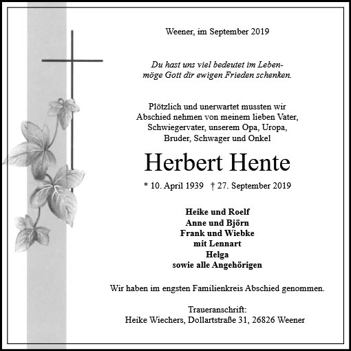 Herbert Hente