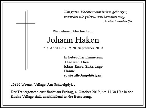 Johann Haken