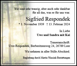 Sigfried Respondek