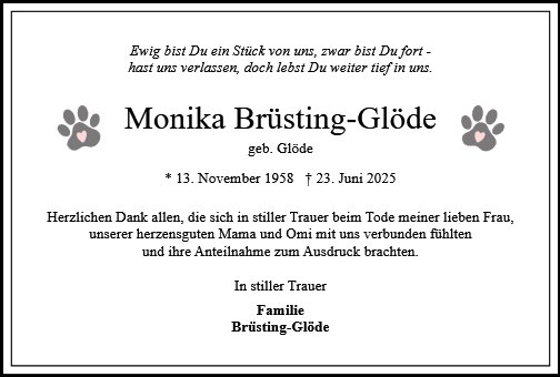 Monika Brüsting-Glöde