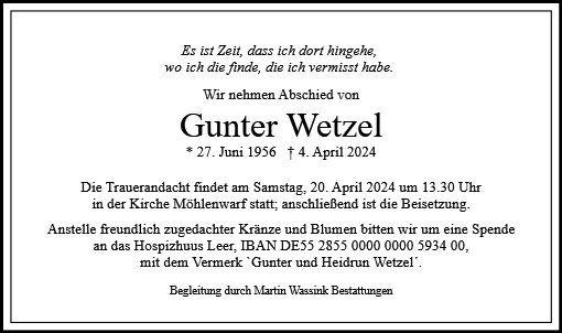 Gunter Wetzel