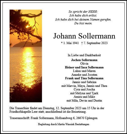 Johann Sollermann