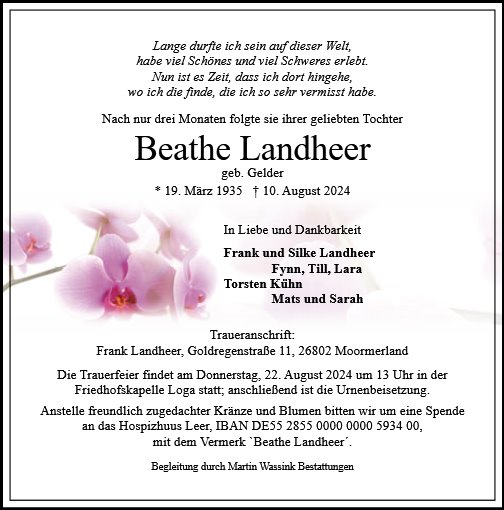 Beathe Landheer