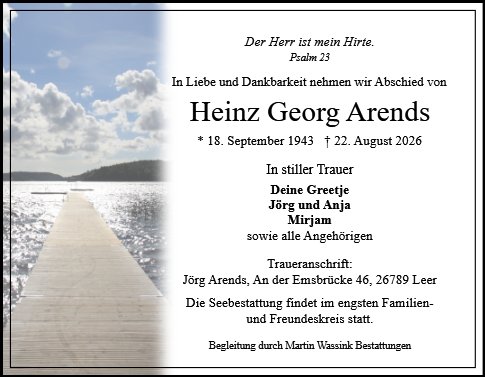 Heinz Georg Arends