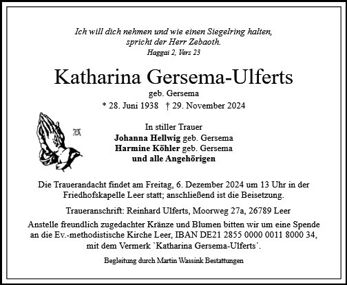 Katharina Gersema-Ulferts