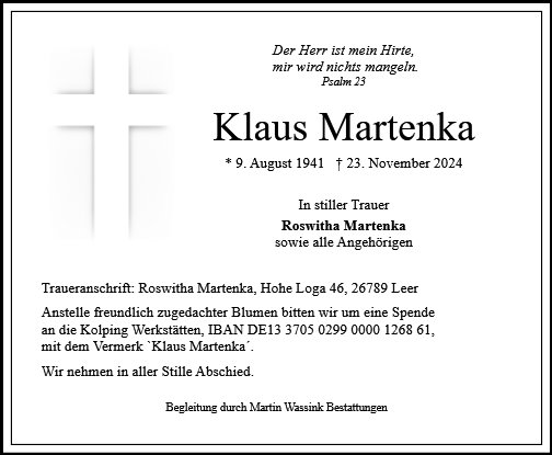 Klaus Martenka