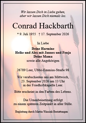 Conrad Hackbarth
