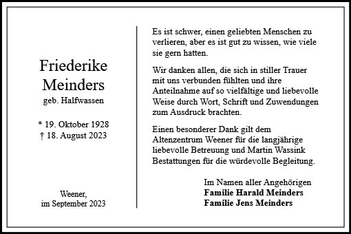 Friederike Meinders