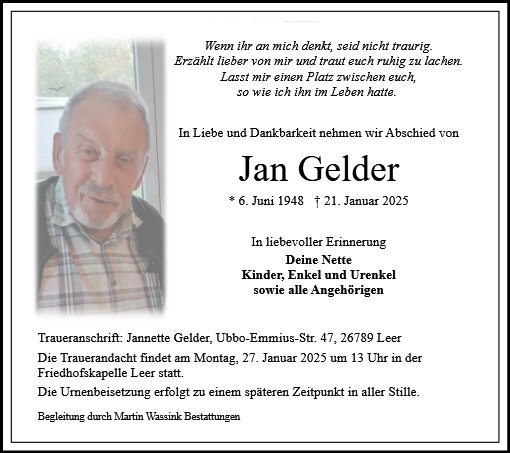 Jan Gelder