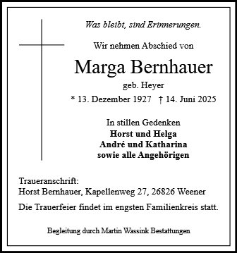Marga Bernhauer