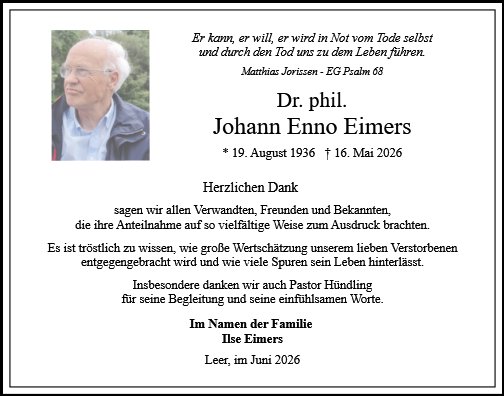 Johann Enno Eimers