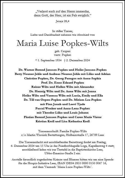 Maria Luise Popkes-Wilts