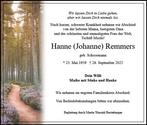 Johanne Remmers