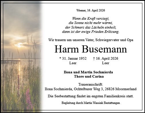 Harm Busemann