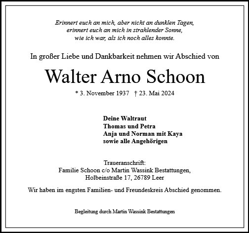 Walter Schoon