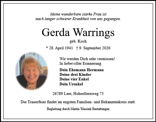 Gerda Warrings