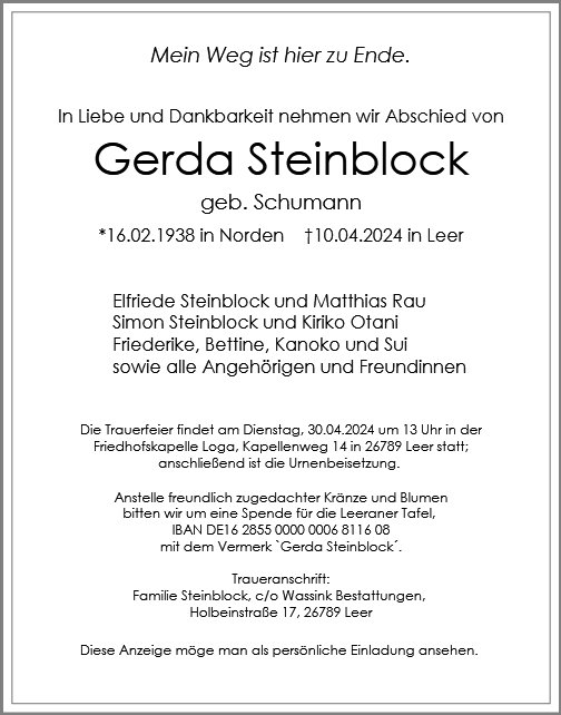 Gerda Steinblock