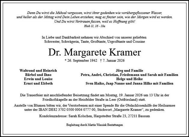 Margarete Kramer