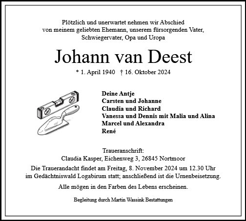 Johann van Deest