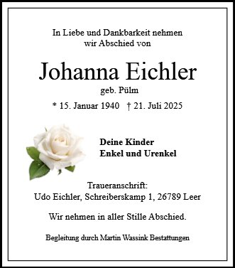 Johanna Eichler