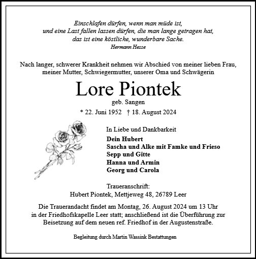 Lore Piontek