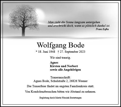 Wolfgang Bode