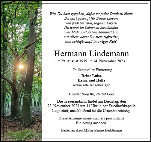 Hermann Lindemann