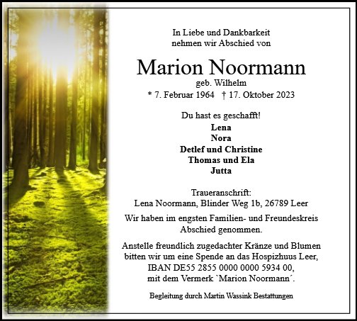 Marion Noormann