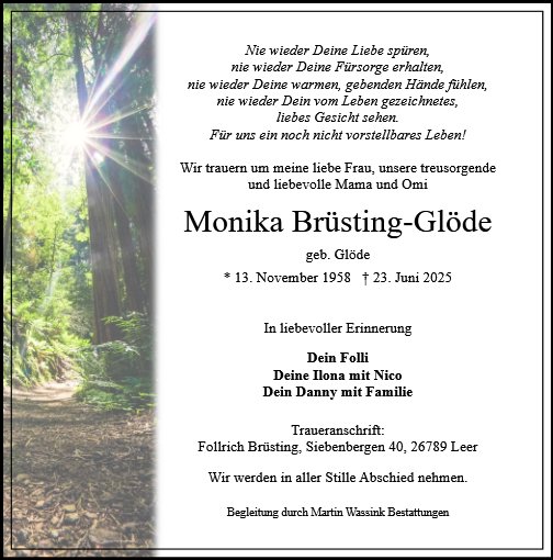Monika Brüsting-Glöde