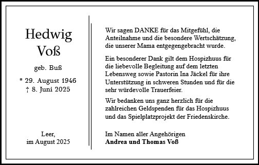 Hedwig Voß