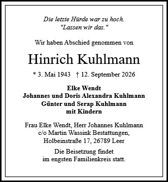 Hinrich Kuhlmann