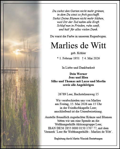 Marlies de Witt