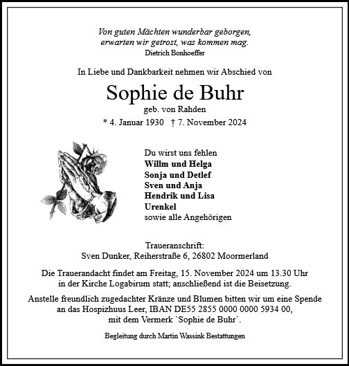 Sophie de Buhr