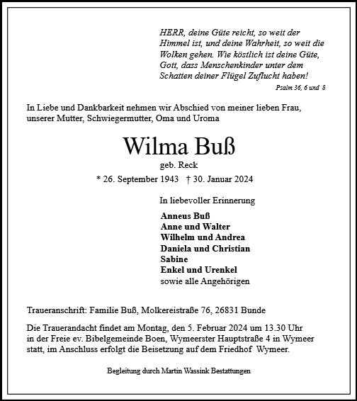 Wilma Buß