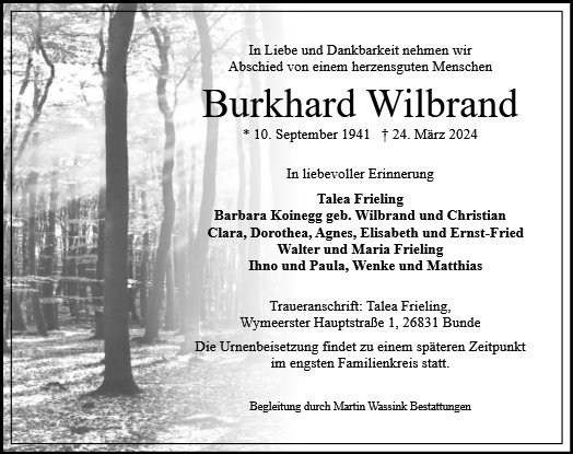 Burkhard Wilbrand