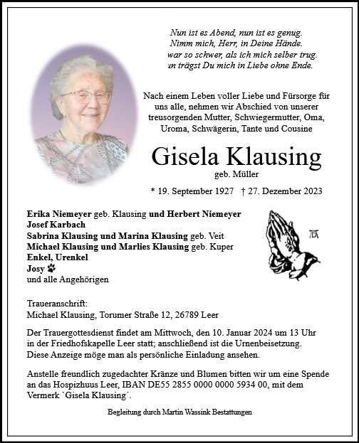 Gisela Klausing
