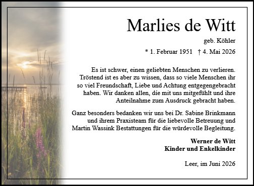 Marlies de Witt