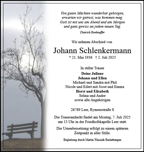 Johann Schlenkermann