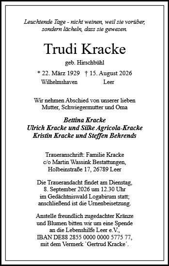 Gertrud Kracke