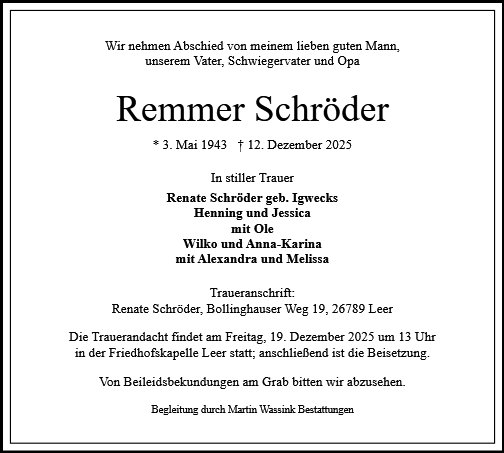 Remmer Schröder