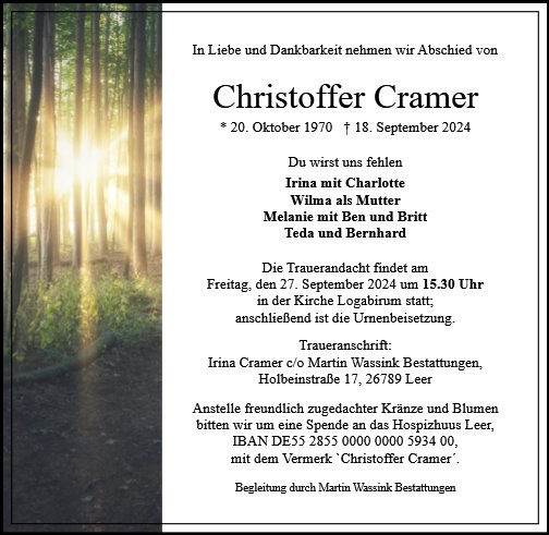 Christoffer Cramer